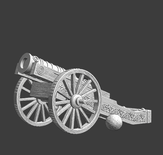 Medieval Imperial Cannon - Wargaming model
